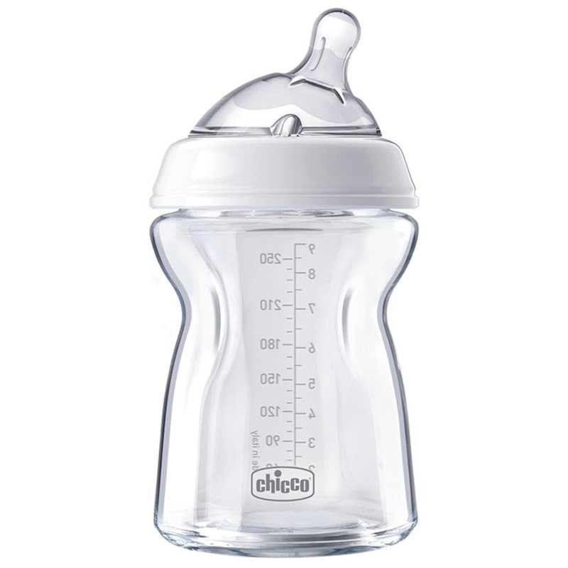

Chicco Natural Feeling Glass Neutral пляшечка для годування 0m