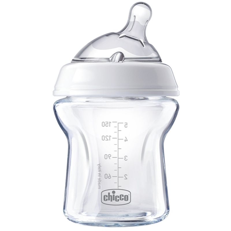 

Chicco Natural Feeling Glass Neutral пляшечка для годування 0m