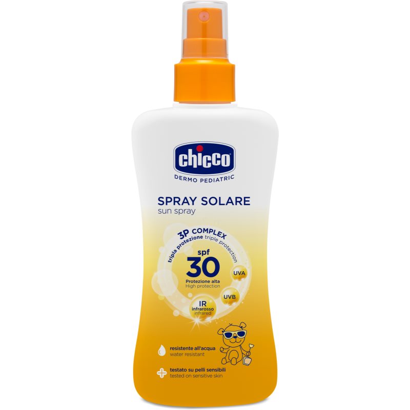 Chicco Sun SPF 30 молочко для засмаги у формі спрею SPF 30 150 мл