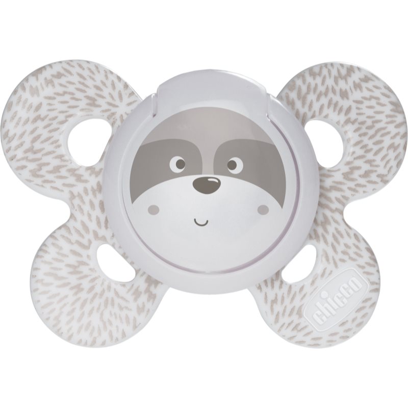 Chicco Physio Comfort Dots/Raccoon Dummy 0-6m Boy 2 Pc