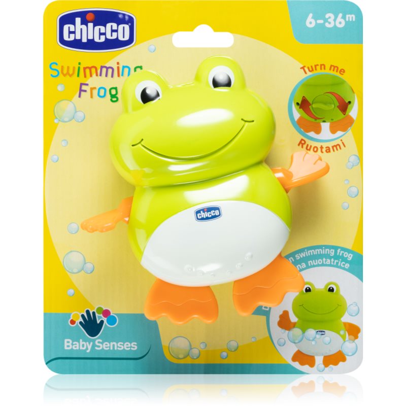 Chicco Baby Senses Swimming Frog igrača za v kad 6-36 m 1 kos