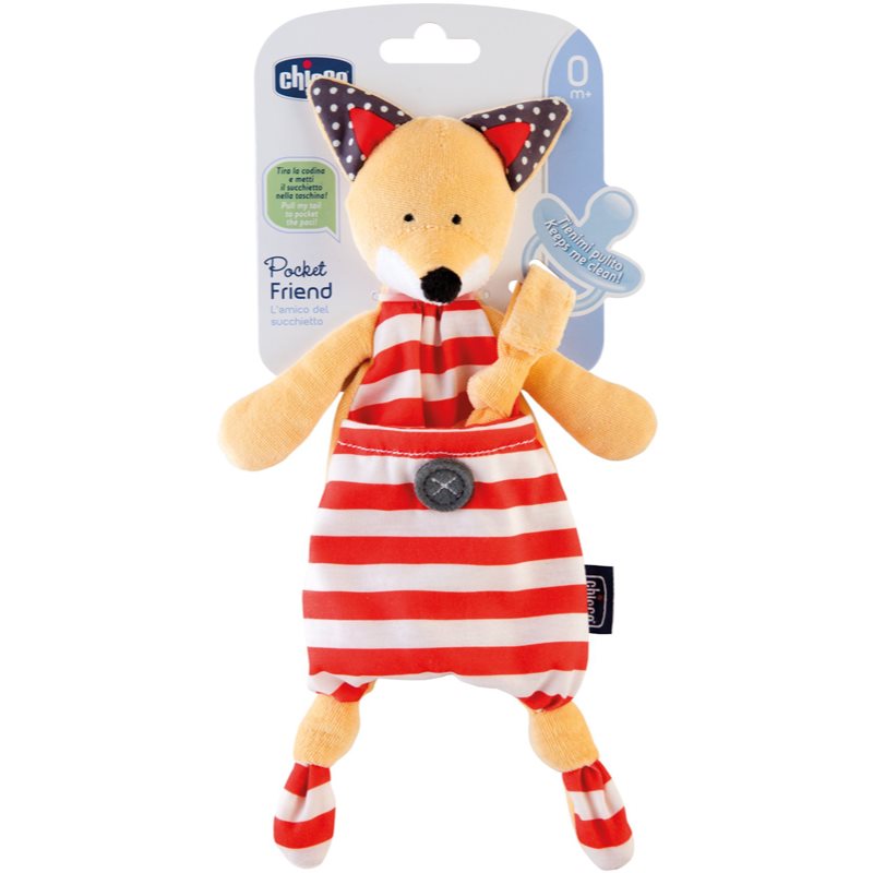 Chicco Pocket Friend Soft Snuggly Toy Fox 1 Pc