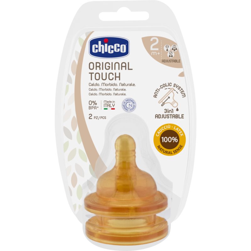 Chicco Original Touch savička na láhev 2m+ Adjustable 2 ks
