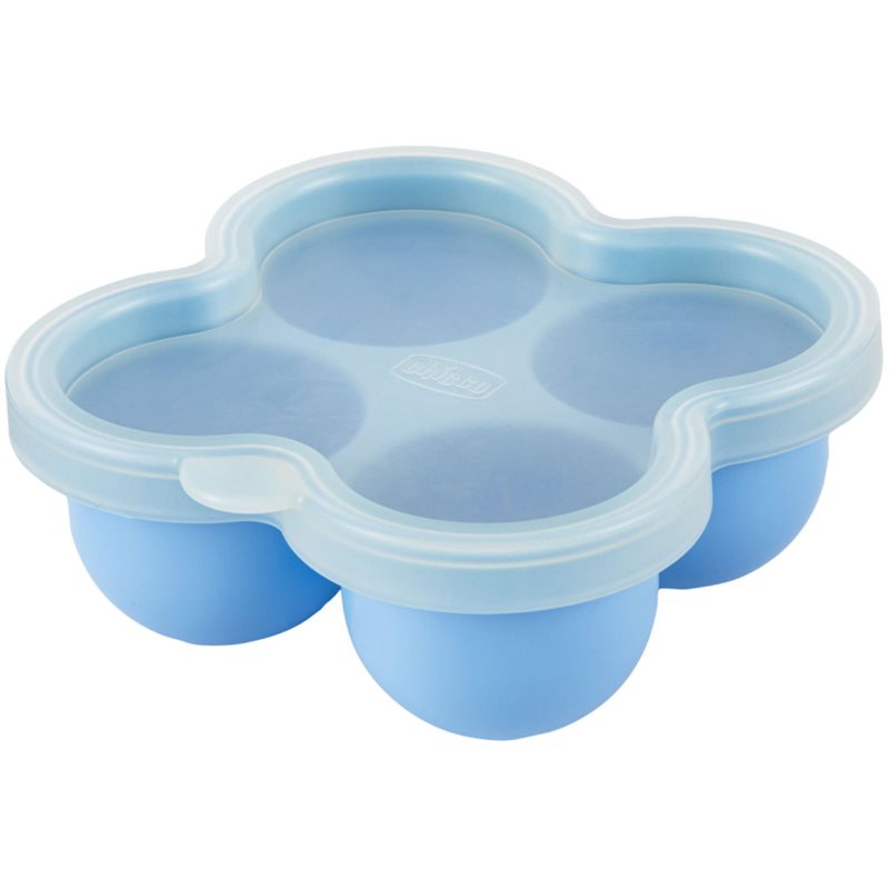 Chicco Multifunctional Food Storage Container Blue nádoba na jídlo 4x60 ml