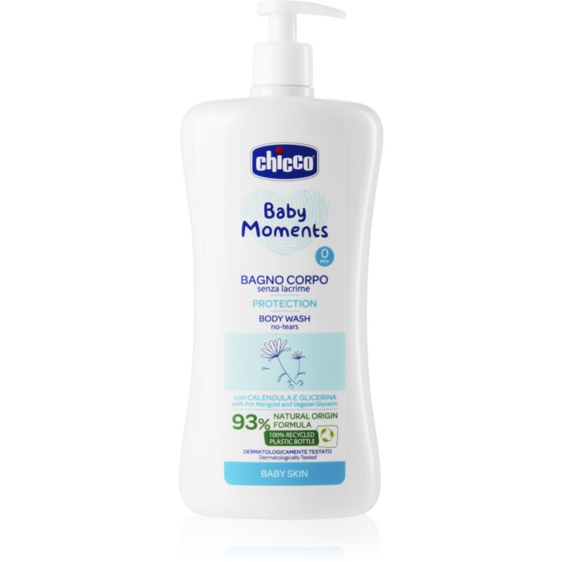 Chicco Baby Moments Protection šampon za celotno telo za otroke od rojstva 0 m+ 750 ml