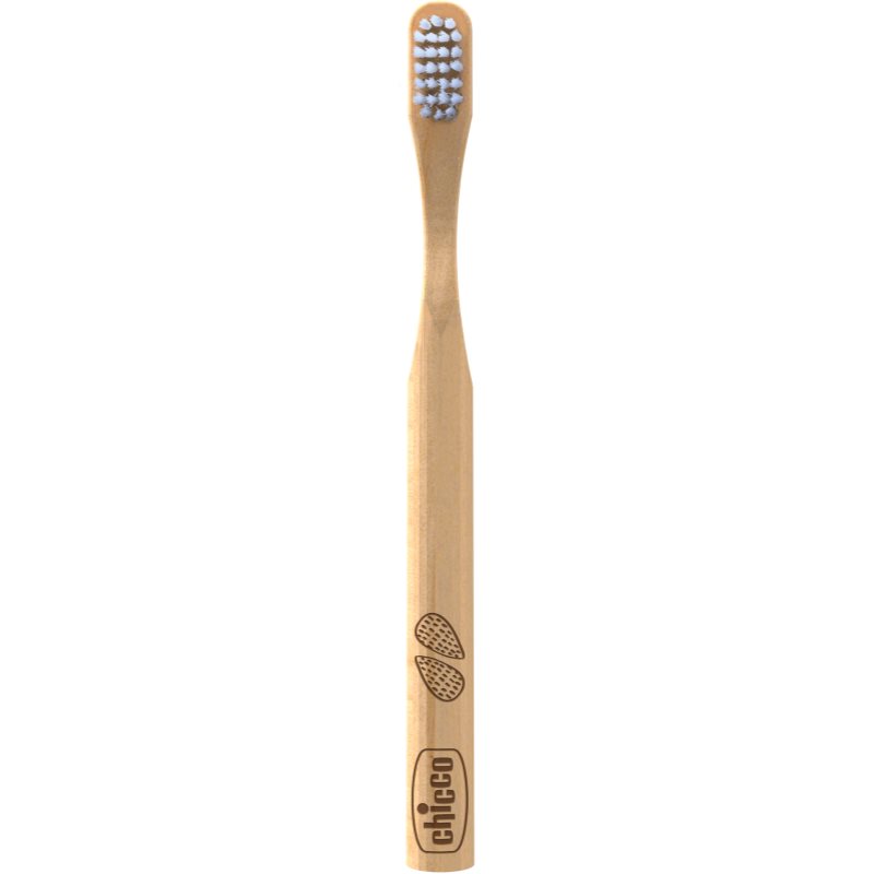 Chicco Bamboo bambusový zubní kartáček pro děti 3 y+ 1 ks
