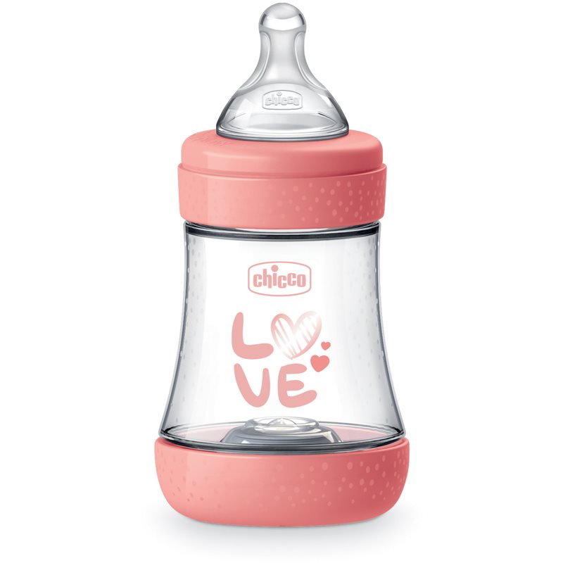 Chicco Perfect 5 baby bottle 0 m+ Slow Flow Pink 150 ml
