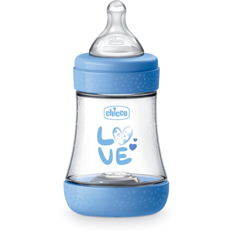 Chicco Perfect 5 baby bottle 0 m+ Slow Flow Blue 150 ml
