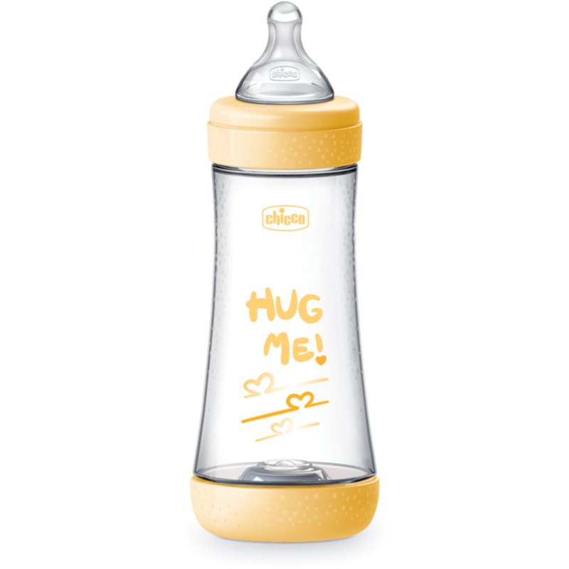 Chicco Perfect 5 baby bottle 4 m+ Fast Flow Yellow 300 ml
