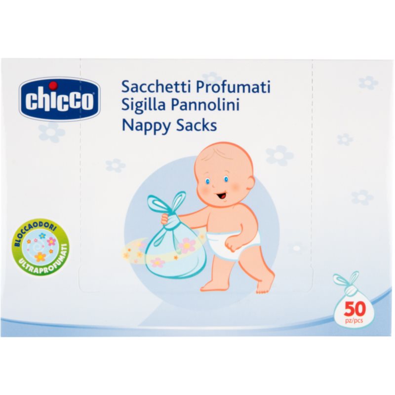 Chicco Nappy Sacks vrecúška na plienky 50 ks