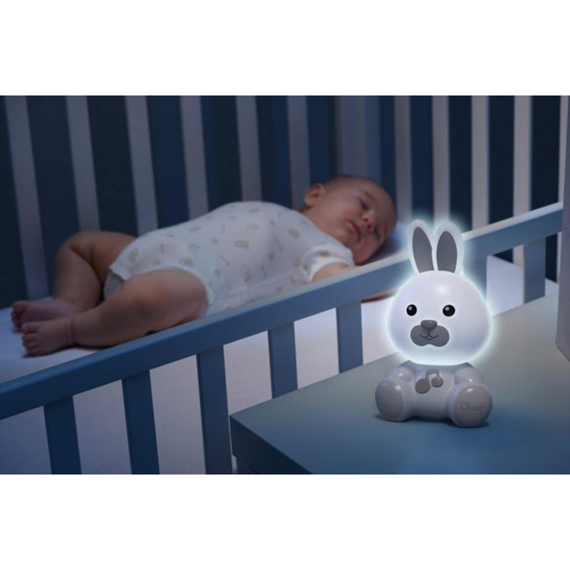 Chicco First Dreams Bunny nočné svetlo s melódiou 0m+ 1 ks (obrázok 3)