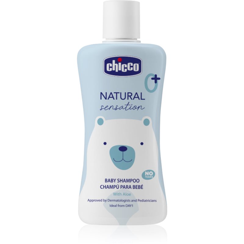 Chicco Natural Sensation Baby nežni šampon za otroke od rojstva 0+ 200 ml