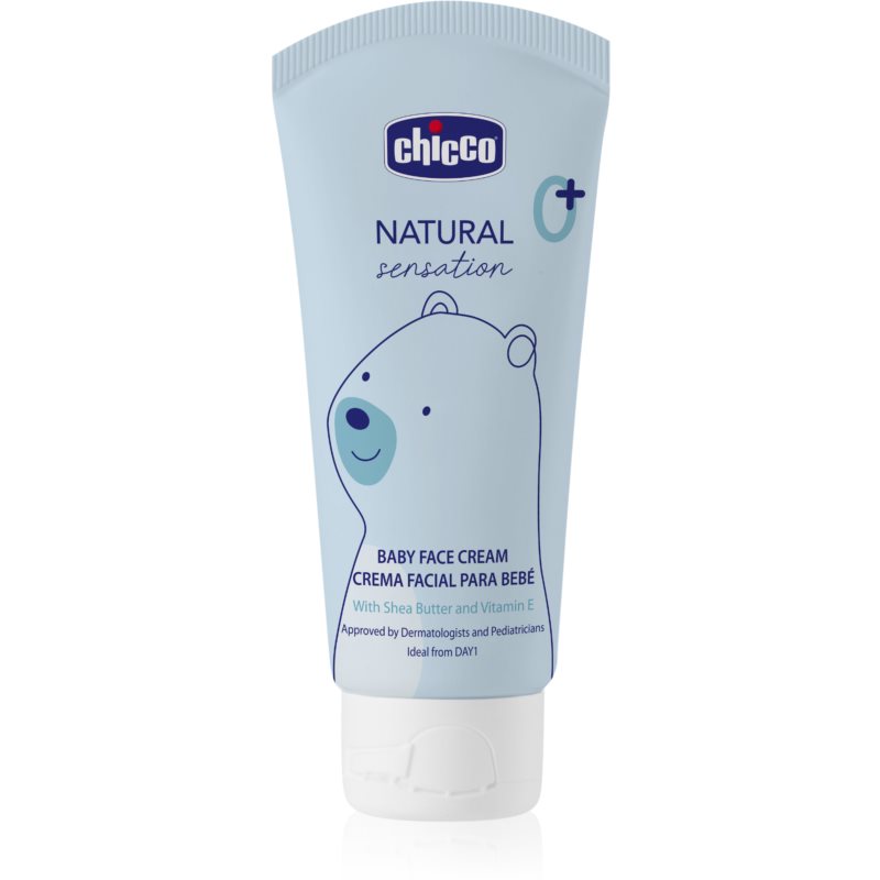 Chicco Natural Sensation Baby Face Cream For Children From Birth 0+ 50 Ml
