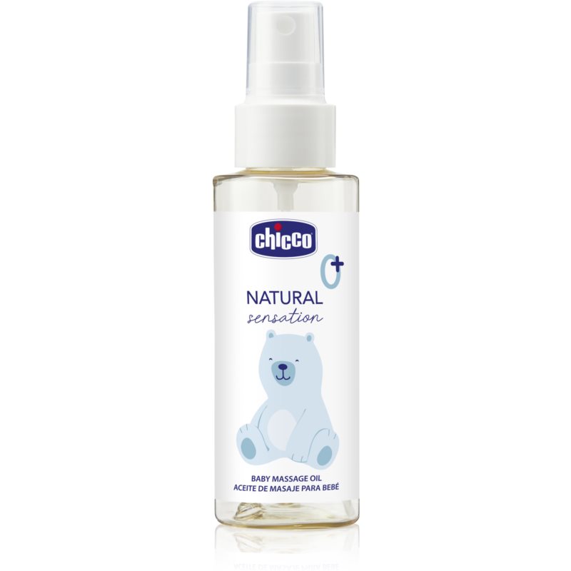 Chicco Natural Sensation Baby Massage Oil For Children From Birth 0+ 100 Ml
