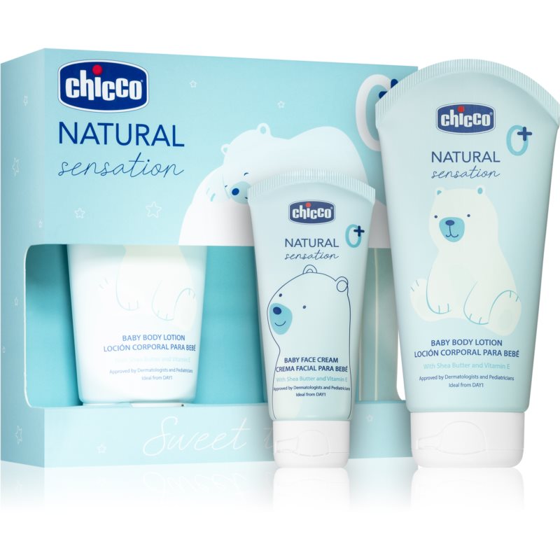 Photos - Cream / Lotion Chicco Natural Sensation Sweet Time gift set 0+(for children from b 