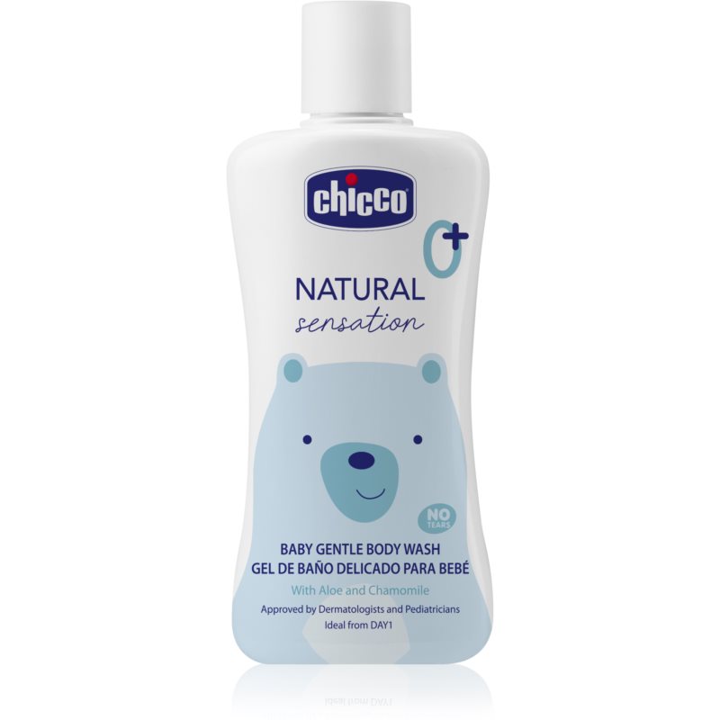 Chicco Natural Sensation Baby Gentle Cleansing Gel For Children From Birth 200 Ml