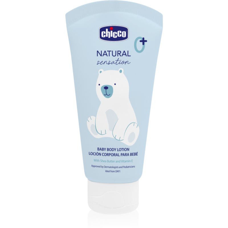 E-shop Chicco Natural Sensation Baby tělové mléko pro děti od narození 0+ 150 ml