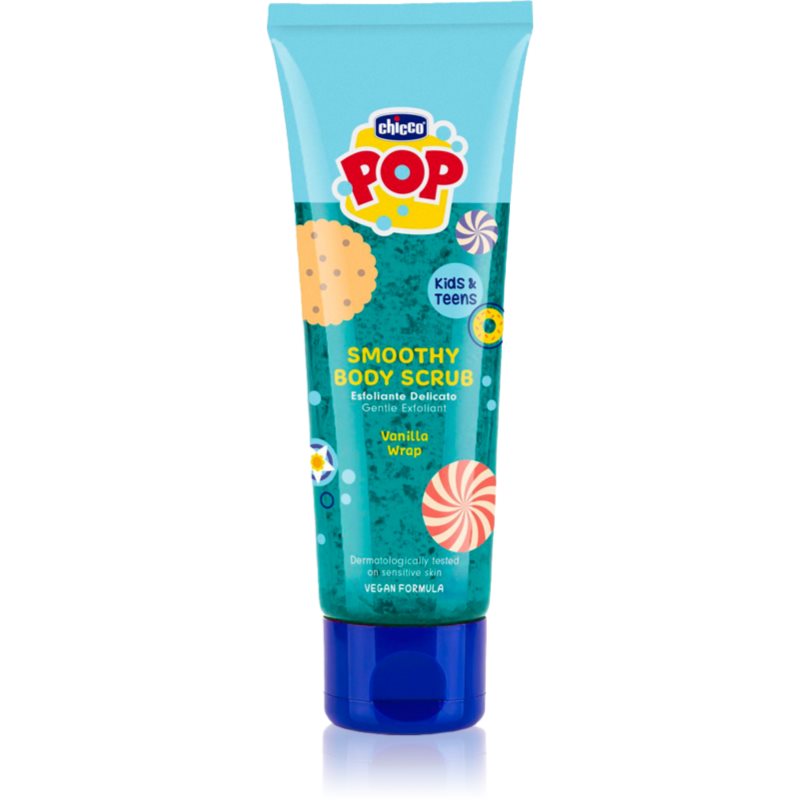 Chicco POP Smooth Body Scrub body scrub for children Vanilla Wrap 150 ml