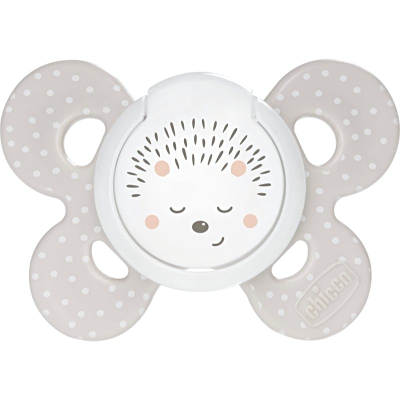 E-shop Chicco Physio Comfort Stars/Hedgehog dudlík 16-36m+ Night Girl 2 ks
