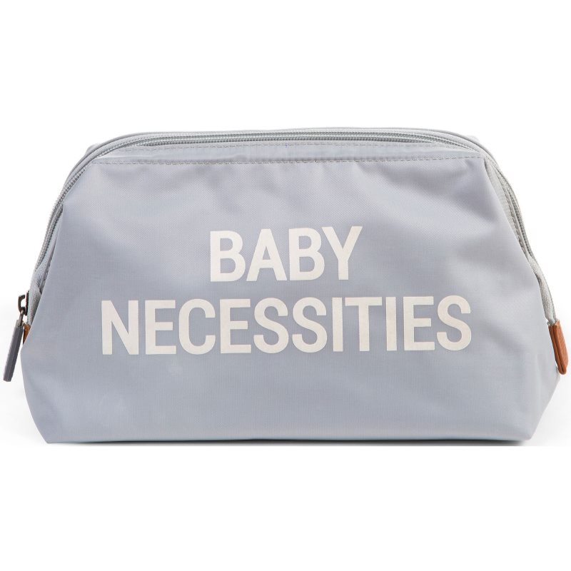 Childhome Baby Necessities Toiletry Bag vonios reikmenų krepšelis Grey Off White 1 vnt.
