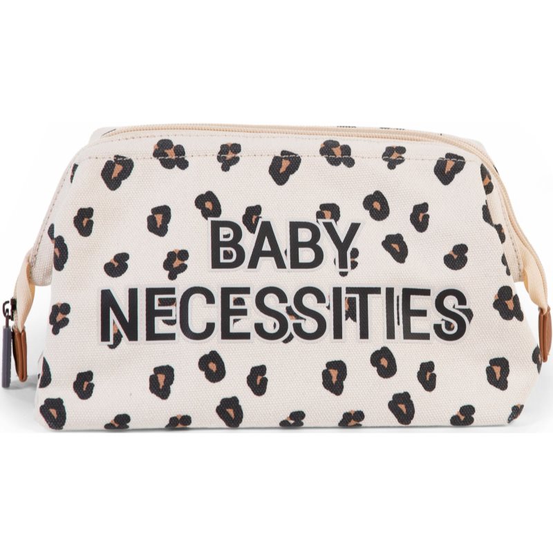 Childhome Baby Necessities Canvas Leopard toaletní taška 1 ks
