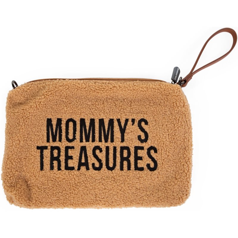 Childhome Mommy's Treasures Teddy Beige Case With Loop 33 X 23 X 3 Cm 1 Pc