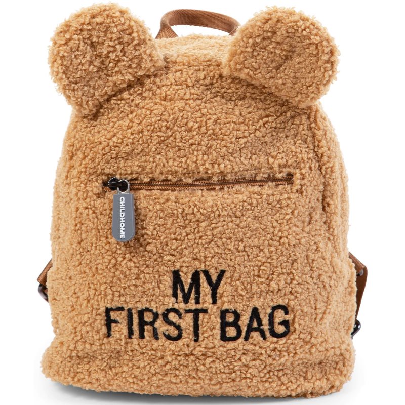 Childhome My First Bag Teddy Beige otroški nahrbtnik 20x8x24 cm