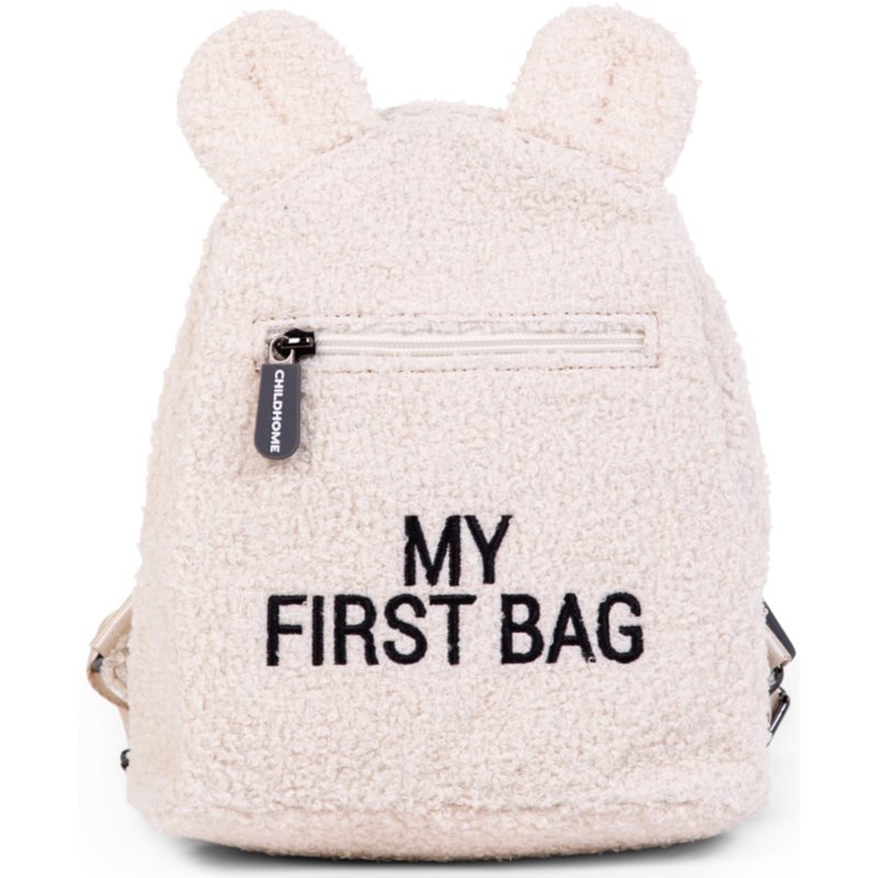 Childhome My First Bag Teddy Off White otroški nahrbtnik 20x8x24 cm