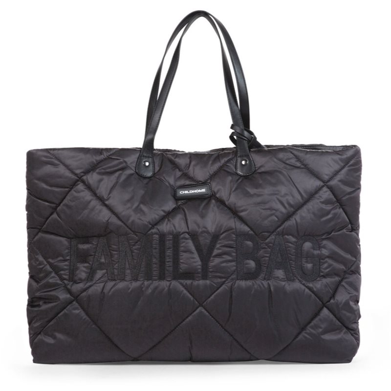 Childhome Family Bag Puffered Black чантичка за пътуване 55 x 40 x 18 cm 1 бр.