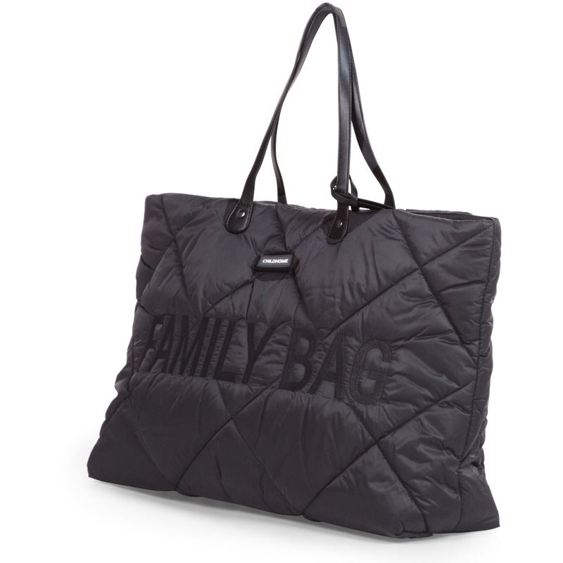 Childhome Family Bag Puffered Black Travel Bag 55 X 40 X 18 Cm 1 Pc