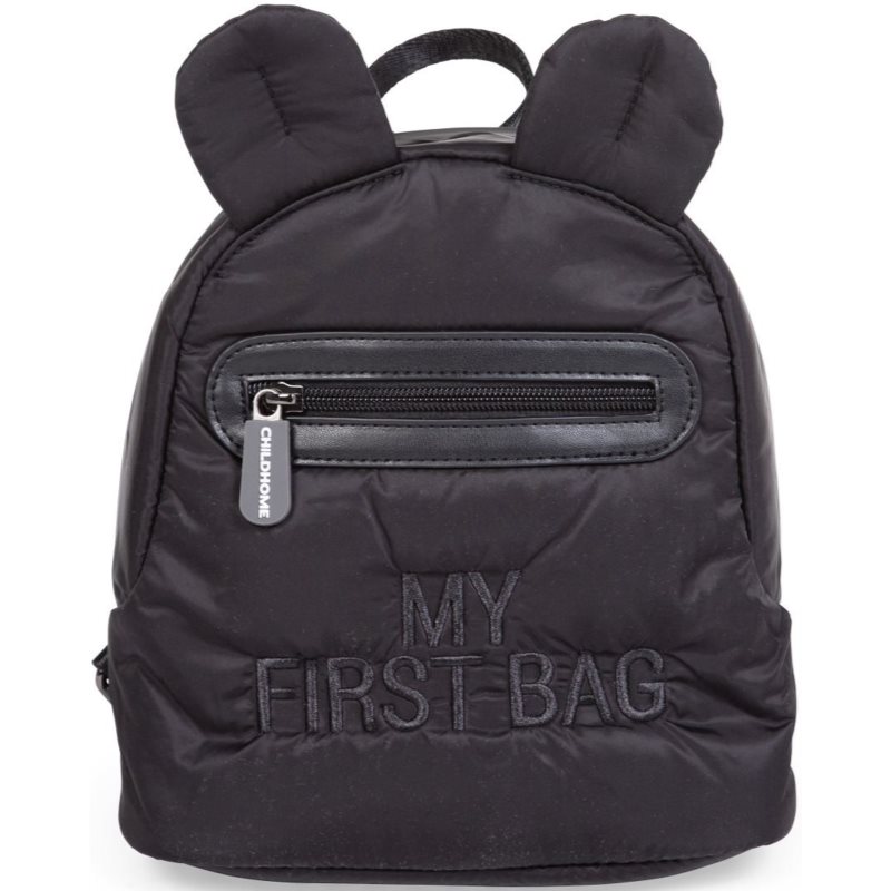 E-shop Childhome My First Bag Puffered Black dětský batoh 23 x 7 x 23 cm 1 ks