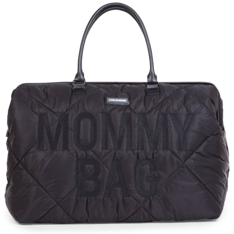 Childhome Mommy Bag Puffered Black чанта за смяна на пелените 55 x 30 x 40 cm 1 бр.