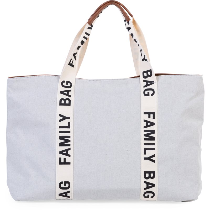 Childhome Family Bag Canvas Off White Travel Bag 55 X 40 X 18 Cm 1 Pc