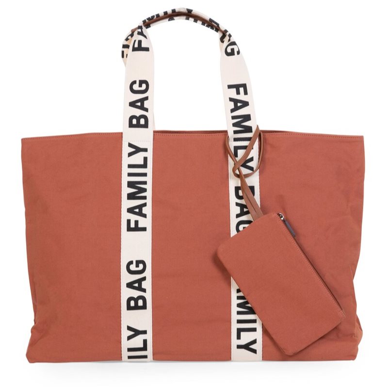 Childhome Family Bag Canvas Terracotta Travel Bag 55 X 40 X 18 Cm 1 Pc