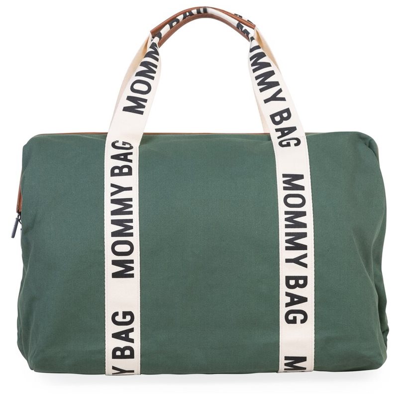 Childhome Mommy Bag Canvas Green чанта за смяна на пелените 55 x 30 x 40 cm 1 бр.