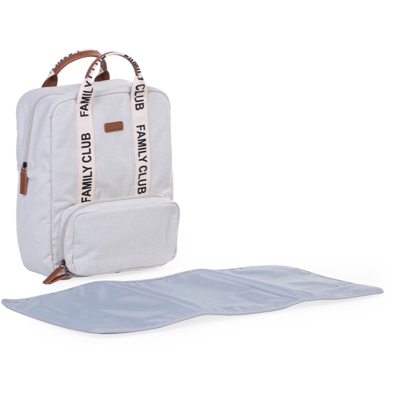 Childhome Family Club Off White Baby Changing Backpack 40 X 30 X 16 Cm 1 Pc