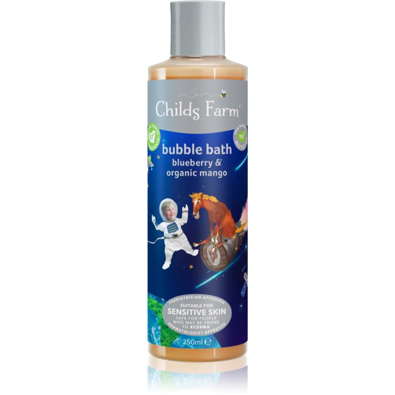 Childs Farm Childs Farm Bubble Bath νερό με φυσαλλίδες και τζελ πλυσίματος Blueberry & Mango 250 ml