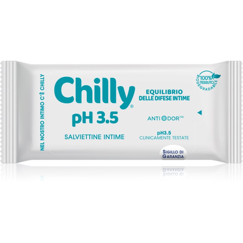 Chilly Intima Anti-Odor papírtörlők az intim higiéniához pH 3,5 12 db