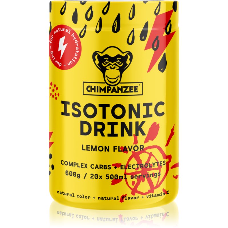 Chimpanzee Isotonic Drink rehydratační iontový nápoj v prášku příchuť Lemon 600 g