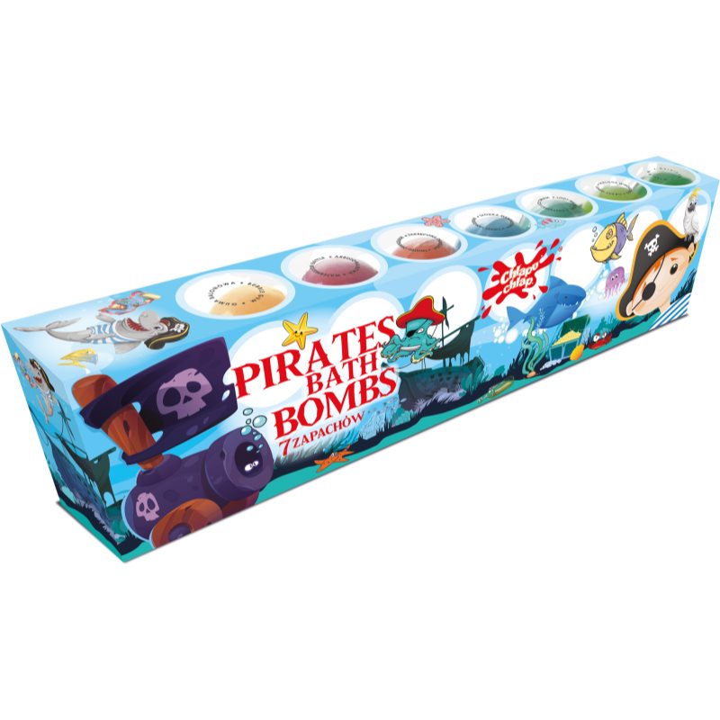 Chlapu Chlap Pirates Bad Bruiballen voor Kinderen 7x50 g