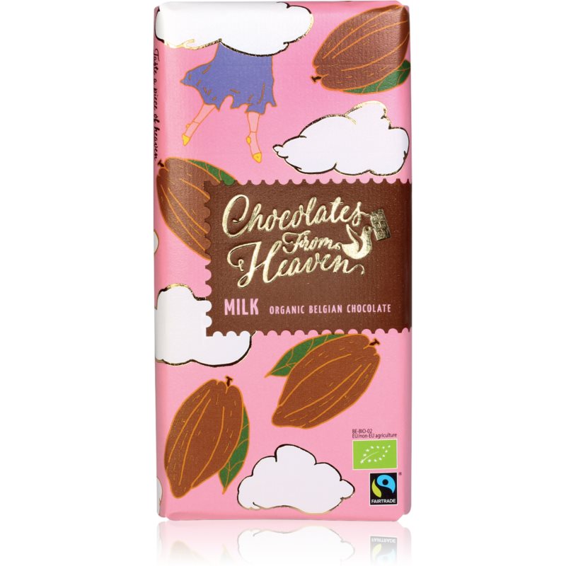 Chocolates from Heaven Mléčná čokoláda mléčná čokoláda v BIO kvalitě 100 g