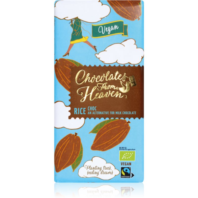 Chocolates from Heaven Mléčná čokoláda veganská čokoláda v BIO kvalitě 100 g