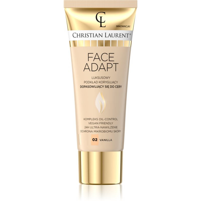 Christian Laurent Face Adapt moisturising smoothing foundation shade 02 Vanilla 30 ml

