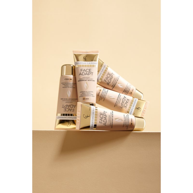 Christian Laurent Face Adapt nawilżający podkład z efektem wygładzającym odcień 03 Beige 30 ml