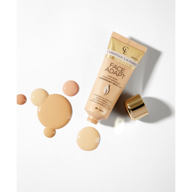 Christian Laurent Face Adapt nawilżający podkład z efektem wygładzającym odcień 03 Beige 30 ml