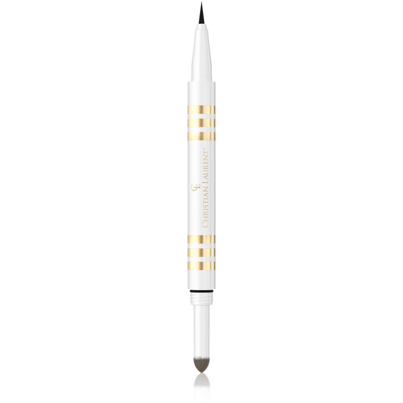 E-shop Christian Laurent Pour La Beauté oboustranná tužka na obočí 2 v 1 odstín Cool Brown