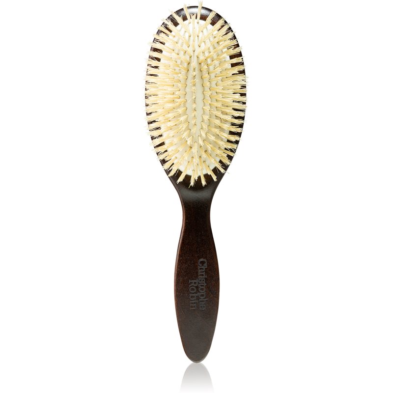 Christophe Robin Detangling Hairbrush дерев'яний гребінець для волосся щіточка з щетини кабана 1 кс