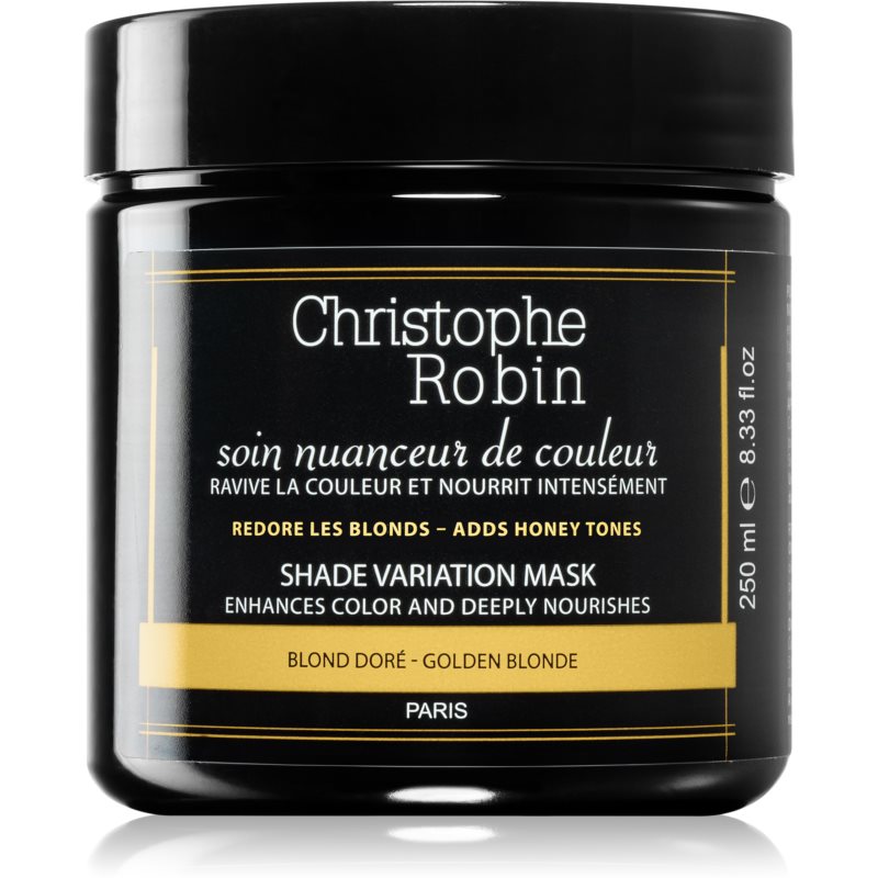 Christophe Robin Shade Variation Mask színező pakolás árnyalat Golden Blonde 250 ml