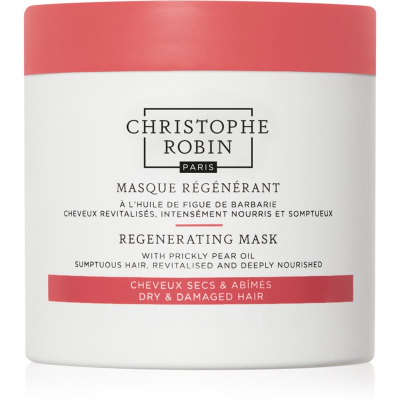 E-shop Christophe Robin Regenerating Mask with Prickly Pear Oil regenerační maska pro suché, poškozené a chemicky ošetřené vlasy 250 ml