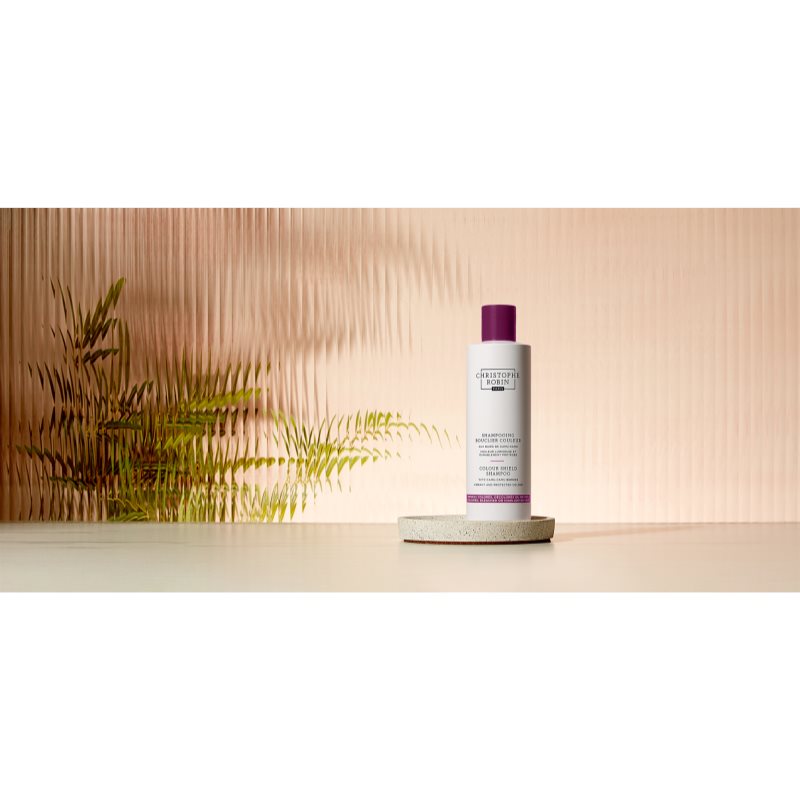 Christophe Robin Color Shield Shampoo With Camu-Camu Berries Nourishing Shampoo For Colour-treated Or Highlighted Hair 250 Ml
